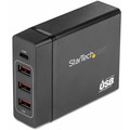 StarTech.com 1 Port USB-C Desktop Charger with 60W Power Delivery - 3 USB Ports - 60 W - 120 V AC, 230 V AC Input - 5 V DC, 9 V DC, 12 V DC, 15 V DC, 20 V DC Output - 3 A - 1 Each