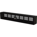 StarTech.com 2U Rack-Mount Security Cover - Hinged - Steel - Black - 2U Rack Height - 1 Each - 3.3" Height x 2.6" Width x 19.4" Depth - TAA Compliant