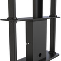 StarTech.com Digital Signage Display Stand - Black - Locking - Up to 55" Screen Support - 176 lb Load Capacity - 76.38" Height x 13.78" Width - Floor - Steel - Black