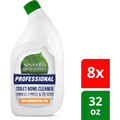 Seventh Generation Professional Toilet Bowl Cleaner - 32 fl oz (1 quart) - Emerald Cypress & Fir Scent - Anti-septic, Dye-free, Fragrance-free, Biodegradable - 8 / Carton