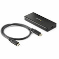 StarTech.com Drive Enclosure M.2, PCI Express NVMe - USB 3.2 (Gen 2) Type C Host Interface - UASP Support External - Black - 1 x SSD Supported - 1 x Total Bay - Aluminum