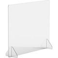 Lorell Social Distancing Barrier - Clear - Acrylic