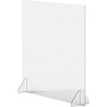 Lorell Social Distancing Barrier - Clear - Acrylic