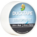 Duck Transparent Duct Tape - 20 yd Length x 1.90" Width - Transparent, Clear - 1 Each