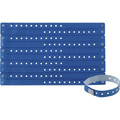 Advantus Colored Vinyl Wristbands - Adjustable - 0" Height x 0.6" Width x 9.8" Length - Blue - Vinyl - 100 / Pack