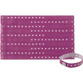 Advantus Colored Vinyl Wristbands - Adjustable - 0" Height x 0.6" Width x 9.8" Length - Purple - Vinyl - 100 / Pack