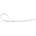 StarTech.com 1000 Pack 4" Cable Ties - White Small Nylon/Plastic Zip Tie - Cable Tie - White - 3.90" Length - Nylon 66 - 1000 / Pack - TAA Compliant
