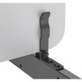 Lorell Acoustic Desktop Privacy Panel - 59" Width x 23.6" Height - Polyester Fiber - Light Gray - 1 Each