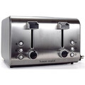HAUS-MAID 4-Slice Toaster - Toast, Reheat, Defrost - Gray