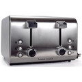 HAUS-MAID 4-Slice Toaster - Toast, Reheat, Defrost - Gray
