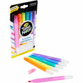 Crayola Take Note Erasable Highlighters - Chisel Marker Point - Erasable - Assorted Ink - 6 / Pack