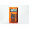 Victor C6000 Simple Calculator - Battery Powered - 0.31" - LCD - Battery Powered - 2 x LR44 - 6.5" Height x 3.5" Width x 0.8" Depth - Orange - 1 Each