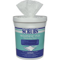SCRUBS Medaphene Plus Disinfecting Wipes - Citrus Scent - 9" Length x 6" Width - Deodorize, Textured, Absorbent, Pre-moistened - Green - 1 Each