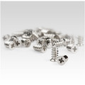 StarTech.com 10mm M5 Case Fan Mounting Screws - Fan Screw - 0.39" - Flat, Phillips - Zinc Plated Steel - Silver - 50 / Pack