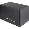 StarTech.com KVM Switch - 2 Computer(s) - 1 Local User(s) - 3840 x 2160 - 8 x USB - 12 x DisplayPort - Desktop - TAA Compliant