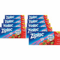 Ziploc&reg; Gallon Storage Slider Bags - Large Size - 1 gal Capacity - 9.50" Length x 10.56" Width - Sliding Closure - Blue - Food, Supplies - 68/Box - 9 / Carton