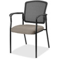 Lorell Mesh Back Stackable Guest Chair - Black Frame Color - 1 Each