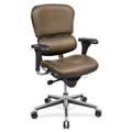 Eurotech ergohuman LE10ERGLO Mid Back - Roulette Seat Color - Tangent Fabric Seat Material - Roulette Back Color - Tangent Fabric Back Material - 5-star Base - 1 Each