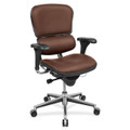 Eurotech Ergohuman Executive Chair - Amber Seat Color - Tangent Fabric Seat Material - Amber Back Color - Tangent Fabric Back Material - 5-star Base - 1 Each