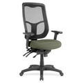 Eurotech Apollo High Back Multi-funtion Task Chair - Sage Seat Color - Fabric Seat Material - 5-star Base - Shire Sage - 1 Each