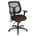 Eurotech Apollo Task Chair - Chocolate Seat Color - Fabric Seat Material - 5-star Base - 1 Each