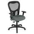 Eurotech Apollo MM9500 Highback Executive Chair - Fog Seat Color - Fabric Seat Material - 5-star Base - Expo Fog - 1 Each