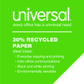 30% Recycled Copy Paper, 92 Bright, 20 Lb, 8.5 X 11, White, 500 Sheets/ream, 10 Reams/carton