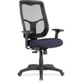 Eurotech Apollo High Back Synchro Task Chair - Winery Seat Color - Fabric Seat Material - 5-star Base - 1 Each