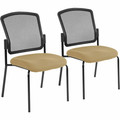 Eurotech Dakota 2 7014 Guest Chair - Sky Seat Color - Fabric Seat Material - Steel Frame Material - Four-legged Base - 1 Each