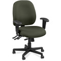 Eurotech 4x4 49802A Task Chair - Olive Green Seat Color - Fabric Seat Material - Olive Green Back Color - Fabric Back Material - 5-star Base - Perfection Olive Green - 1 Each