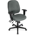 Eurotech 4x4 498SL Task Chair - Fog Seat Color - Fabric Seat Material - Fog Back Color - Fabric Back Material - 5-star Base - Expo Fog - 1 Each