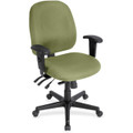 Eurotech 4x4 Task Chair - Cress Seat Color - Fabric Seat Material - Cress Back Color - Fabric Back Material - 5-star Base - Fuse Cress - 1 Each