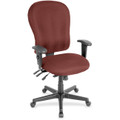 Eurotech 4x4 XL FM4080 High Back Executive Chair - Cordovan Seat Color - Fabric Seat Material - Cordovan Back Color - Fabric Back Material - 5-star Base - Canyon Cordovan - 1 Each