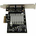 StarTech.com 2 Port Network Card - PCI Express x4 - 8 Gbit/s Data Transfer Rate - Intel I350-AM2 - 2 Port(s) - 2 x Network (RJ-45) - Twisted Pair - 10/100/1000Base-T - Plug-in Card