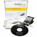 StarTech.com 2 Port Network Card - PCI Express x4 - 8 Gbit/s Data Transfer Rate - Intel I350-AM2 - 2 Port(s) - 2 x Network (RJ-45) - Twisted Pair - 10/100/1000Base-T - Plug-in Card
