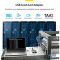 StarTech.com USB Crash Cart Adpater - 1 Computer(s) - 1 Local User(s) - WUXGA - 1920 x 1200 Maximum Video Resolution - 2 x USB - 1 x VGA - Portable - For PC, Linux, Mac - TAA Compliant