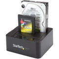 StarTech.com Drive Dock SATA/600 - USB 3.0 Type B, eSATA Host Interface - UASP Support External - Black - Hot Swappable Bays - 2 x HDD Supported - 2 x SSD Supported - 2 x Total Bay - 2 x 2.5"/3.5" Bay - Plastic