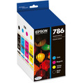 Epson DURABrite Ultra 786 Original Standard Yield Inkjet Ink Cartridge - Combo Pack - Black, Cyan, Magenta, Yellow - 4 / Pack - 900 Pages Black, 800 Pages Cyan, 800 Pages Magenta, 800 Pages Yellow