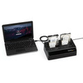 StarTech.com Drive Dock SATA/600 - USB 3.0 Type B Host Interface - UASP Support External - Black - 4 x HDD Supported - 4 x SSD Supported - 4 x Total Bay - 4 x 2.5"/3.5" Bay - Plastic