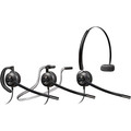 Plantronics HW540 EncorePro Convertible Headset - Mono - Wired - Over-the-head - Monaural - Supra-aural - Black