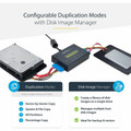StarTech.com 1:1 HDD/SSD Duplicator - Standalone - TAA Compliant - 1 x Source Drive(s) Supported - 1 x Destination Drive(s) Supported - Serial ATA/600 Drive Interface