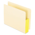 Manila Drop Front Shelf File Pockets, 5.25" Expansion, 10 Sections, Letter Size, Manila, 10/box Manila Drop Front Shelf File Pockets, 5.25" Expansion, 10 Sections, Letter Size, Manila, 10/box