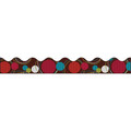 Bordette Decorative Border - Dots Delight Design - Fade Resistant, Recyclable - 4" Height x 2.25" Width x 300" Length - 1 / Roll