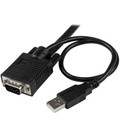 StarTech.com 2 Port USB VGA Cable KVM Switch - USB Powered with Remote Switch - 2 Computer(s) - 1 Local User(s) - 2048 x 1536 - 2 x USB - 1 x VGA