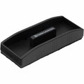 Charles Leonard Magnetic Whiteboard Eraser - 2" Width x 5" Length - Used as Mark Remover - Built-in Marker Storage, Magnetic - Black - 1 Each