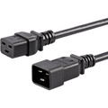 StarTech.com 10 ft Heavy Duty 14 AWG Computer Power Cord - C19 to C20 - For PDU, Server, Desktop Computer, Monitor, Printer - 250 V AC / 15 A - Black - 10 ft Cord Length - IEC 60320 C20 / IEC 60320 C19 - 1 Each