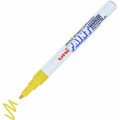 uniball&#8482; uni-Paint PX-21 Oil-Based Marker - Fine Marker Point - Yellow Ink - Oil Based - 1 Dozen