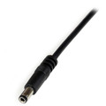 StarTech.com 2m USB to Type N Barrel Cable - USB to 5.5mm 5V DC Power Cable - 5 V DC - Black - 6.56 ft Cord Length - USB Type A / Barrel Connector - 1