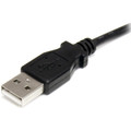 StarTech.com 2m USB to Type H Barrel Cable - USB to 3.4mm 5V DC Power Cable - For Computer, Media Player, Speaker, Hard Drive - 5 V DC - Black - 6.56 ft Cord Length - USB Type A / Barrel Connector - 1