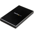 StarTech.com Drive Enclosure SATA/600 - USB 3.1 Micro-B Host Interface - UASP Support External - Black - TAA Compliant - 1 x HDD Supported - 1 x SSD Supported - 1 x Total Bay - 1 x 2.5" Bay - Aluminum